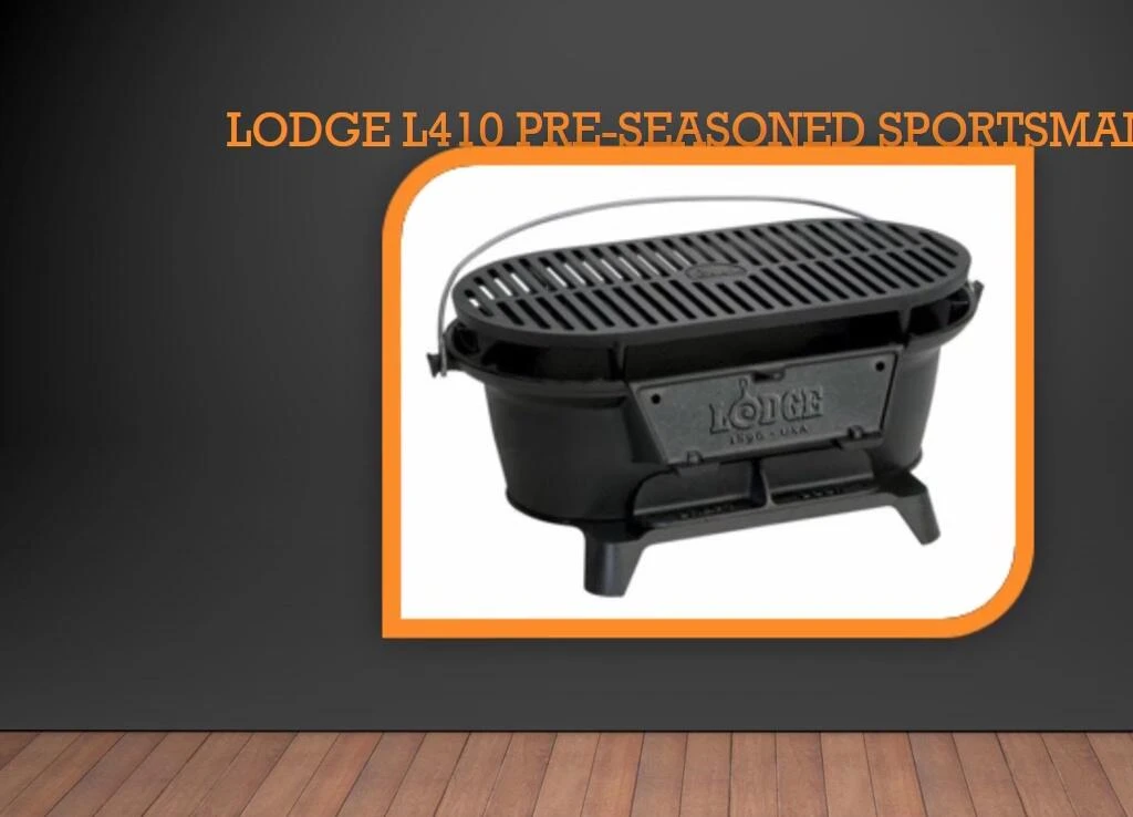 Lodge L-410 pre-seasoned sport-tuned charcoal grill