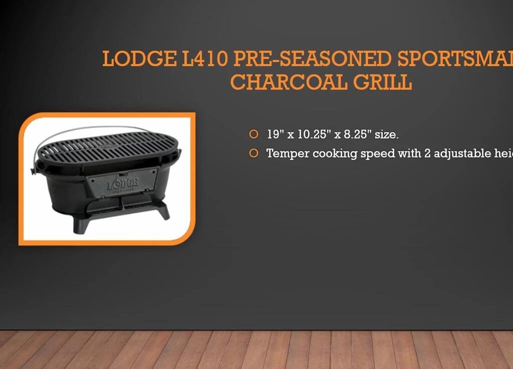 Adjustable height feature of the Lodge L-410