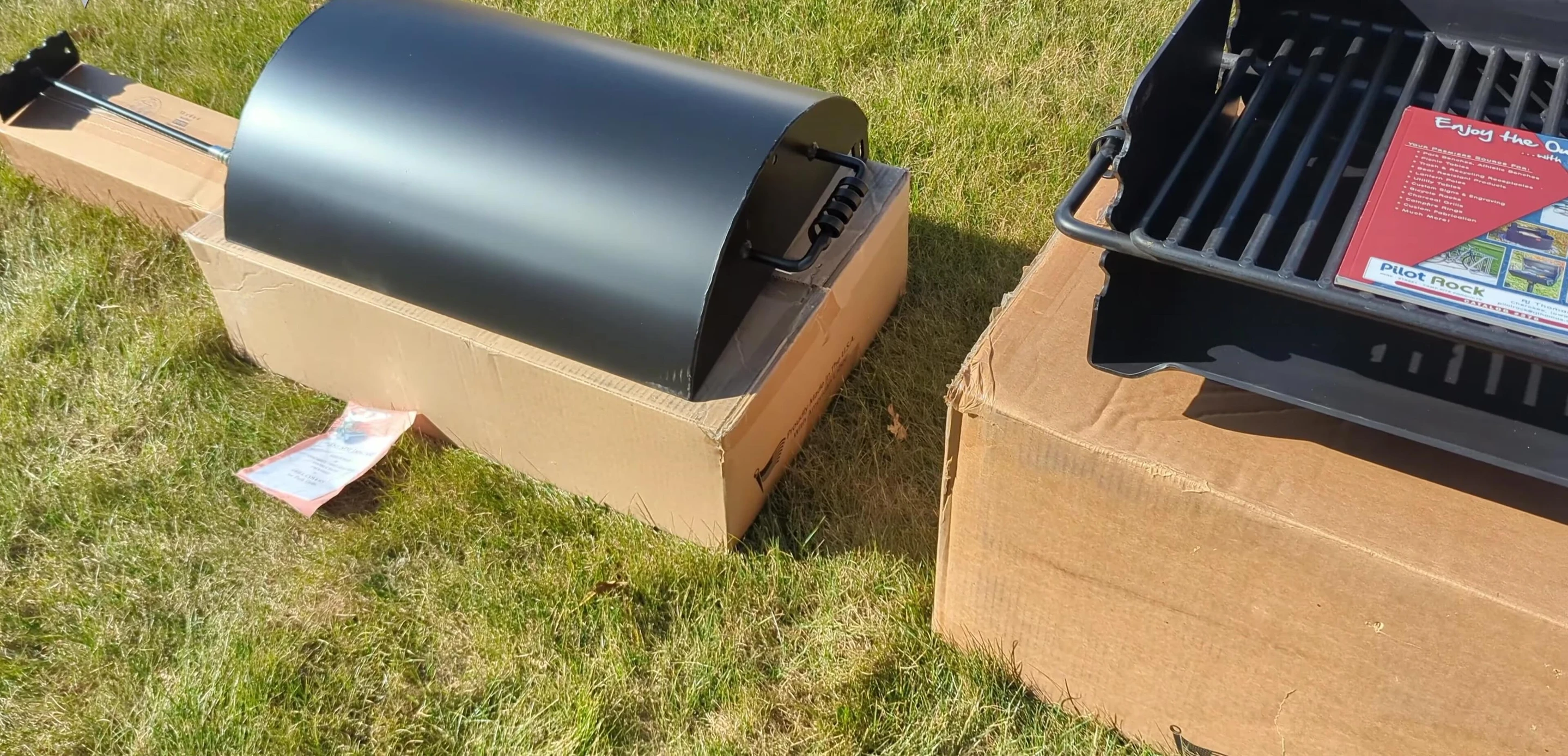 Demonstration of the tip-up hood feature