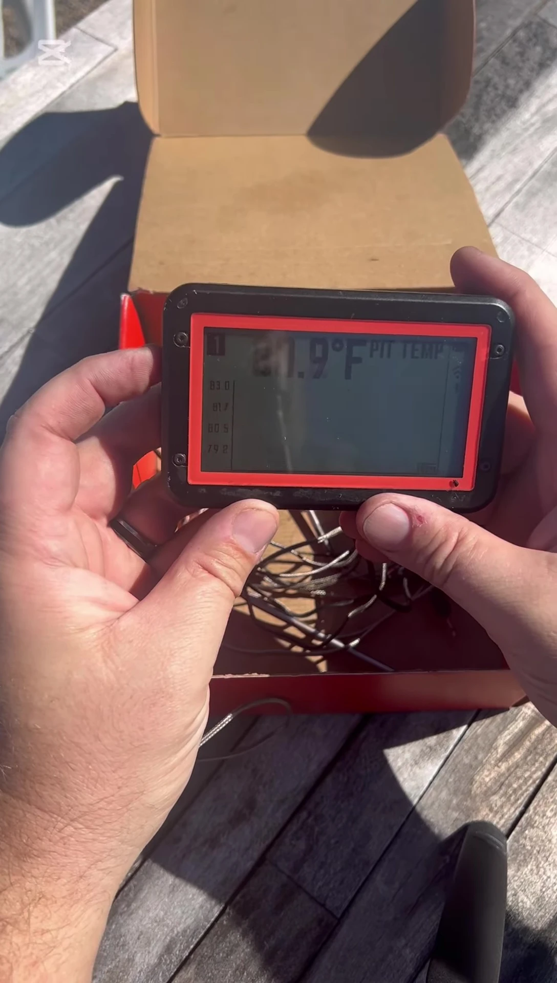 Different display modes on the FireBoard 2 Drive