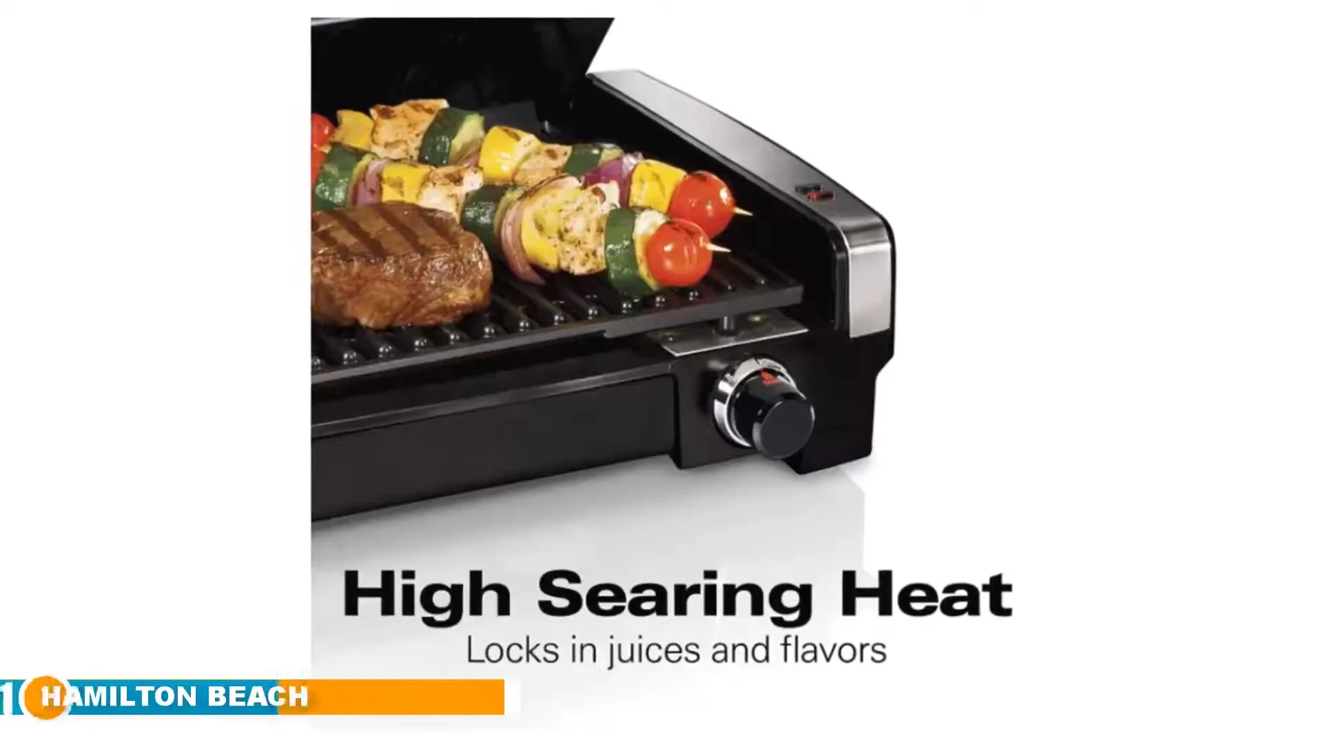 Hamilton Beach Electric Indoor Searing Grill overview