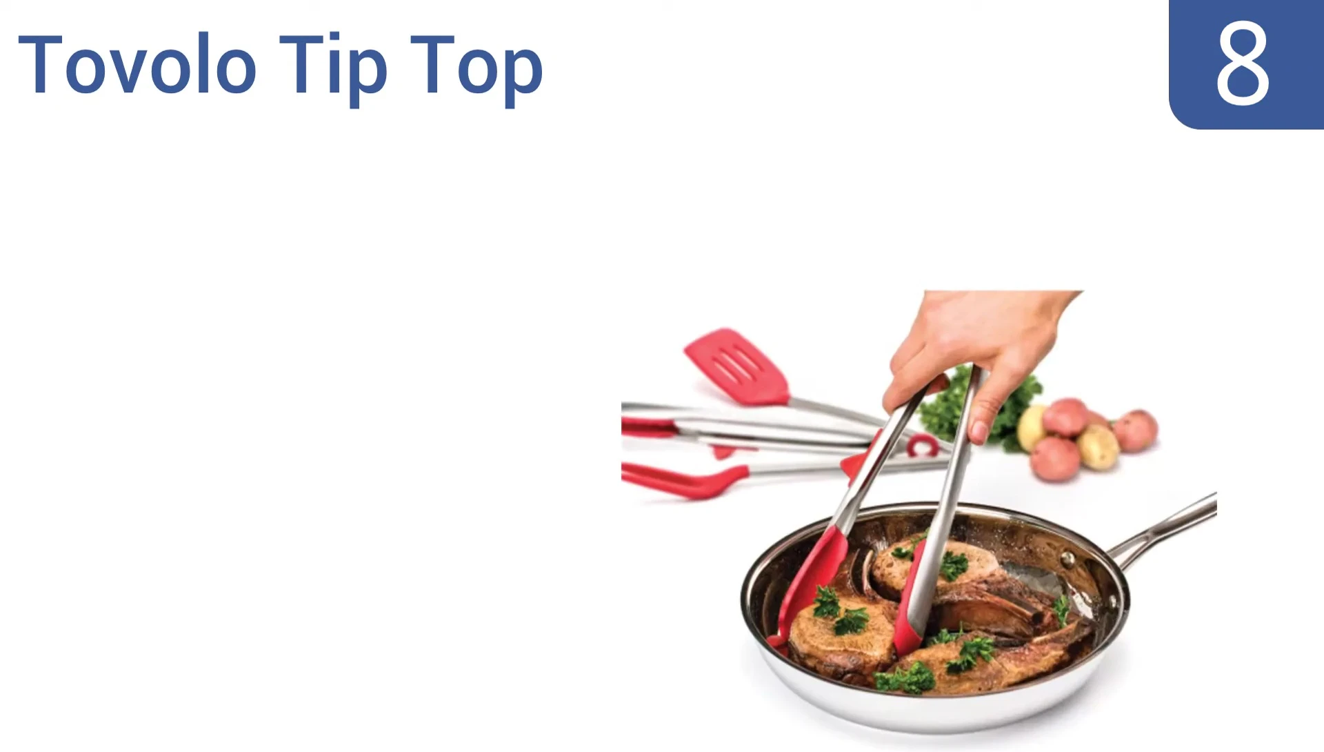 Person using Tova tongs