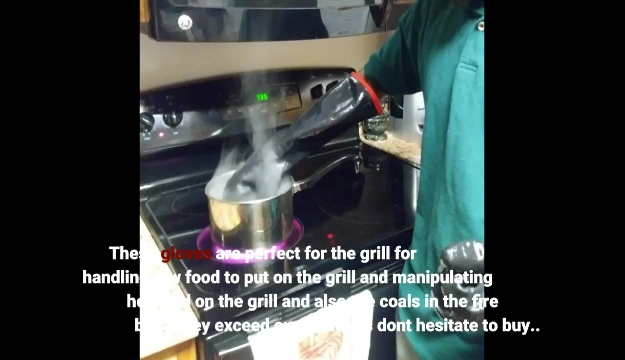 Handling raw and cooked food on a grill.