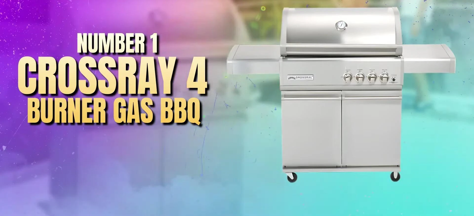 Crossray 4 Burner Gas Barbecue