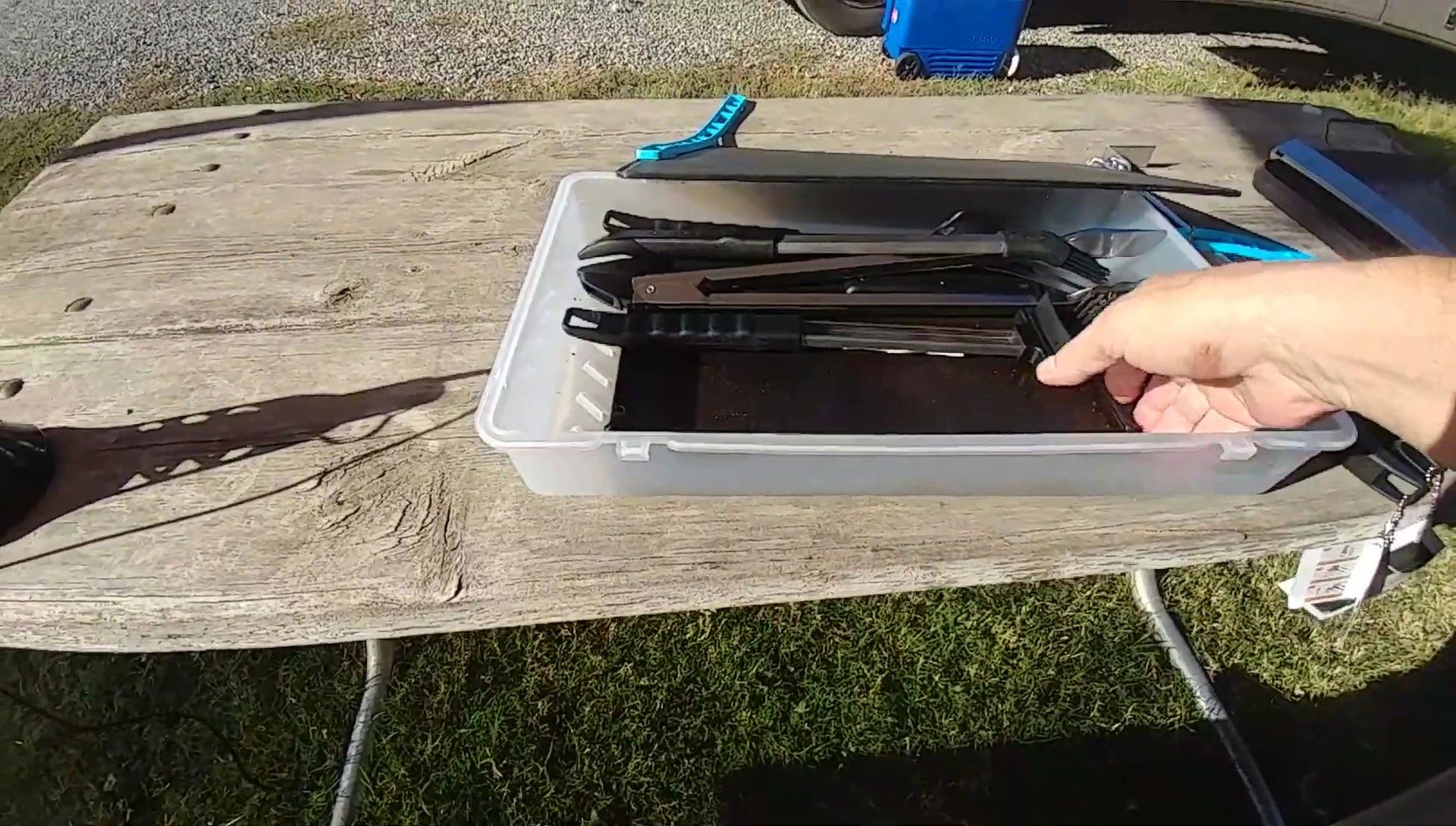 The optional griddle.