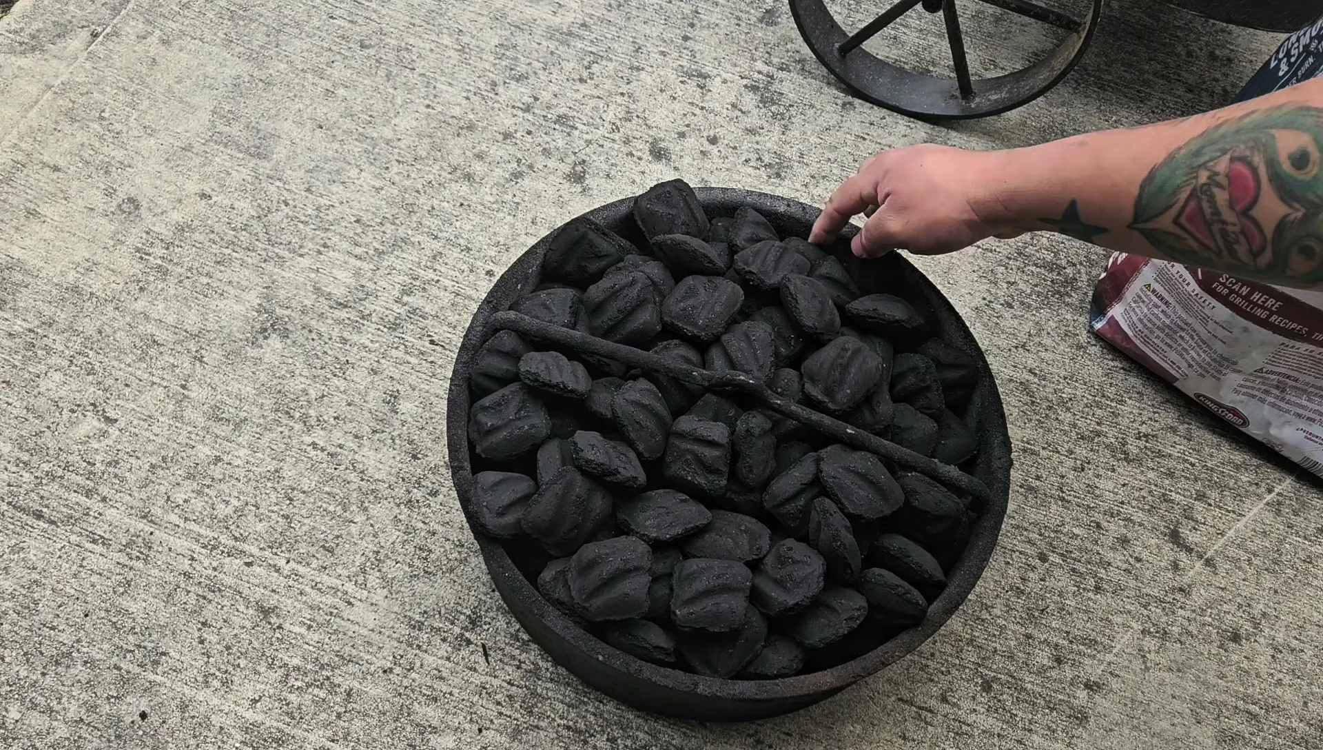 Lighting the Weber Cube