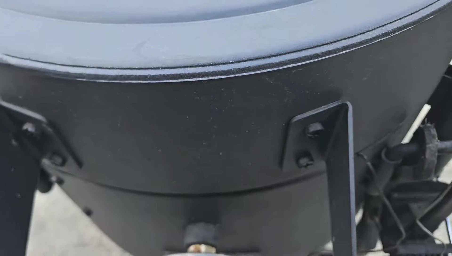 Placing ribs on the grill