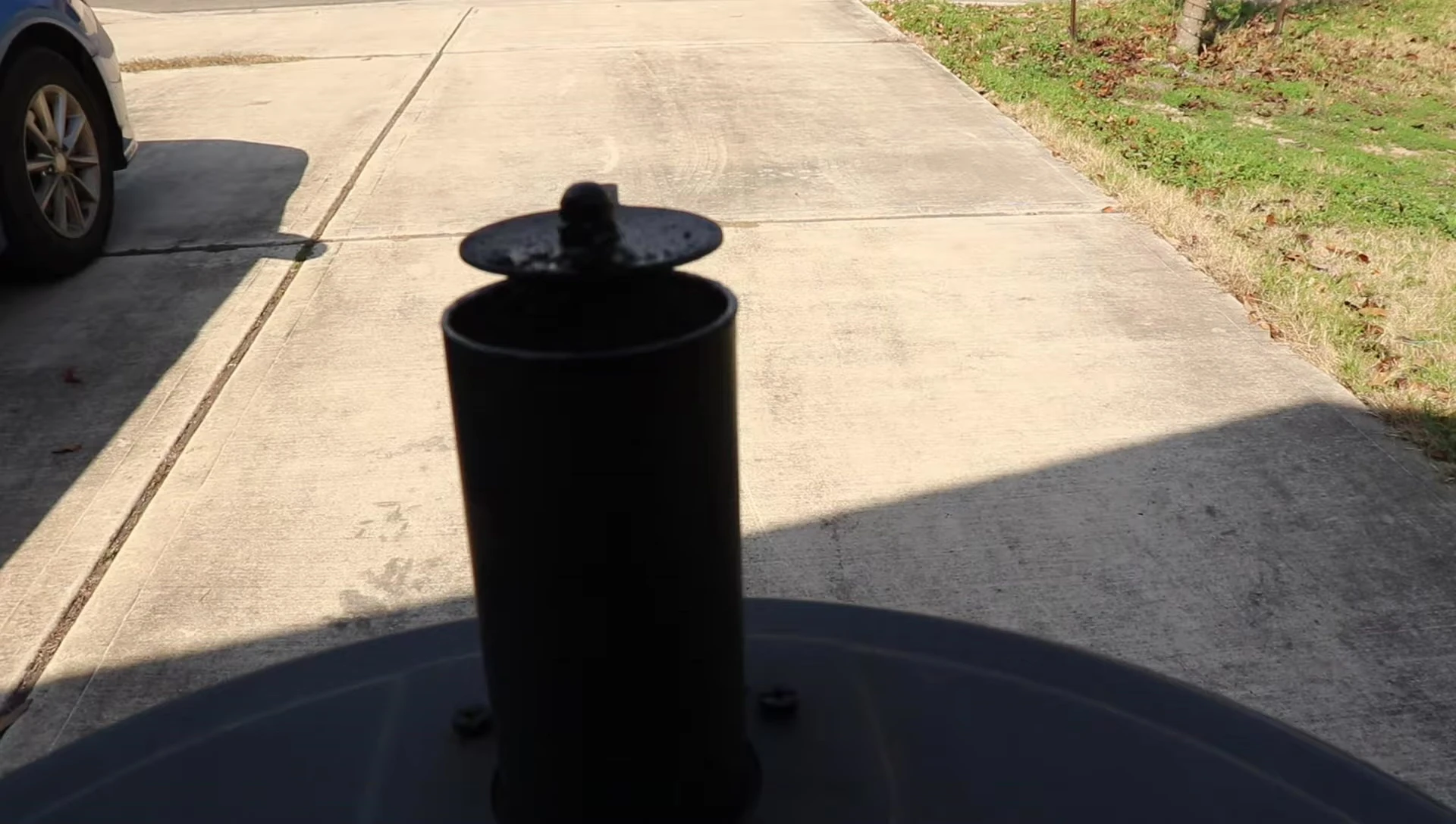 Grill temperature remaining steady despite wind