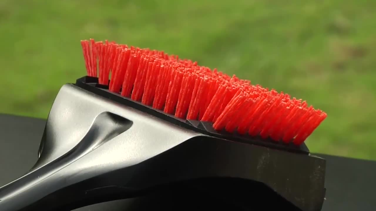 Image highlighting the abrasive-infused bristles.