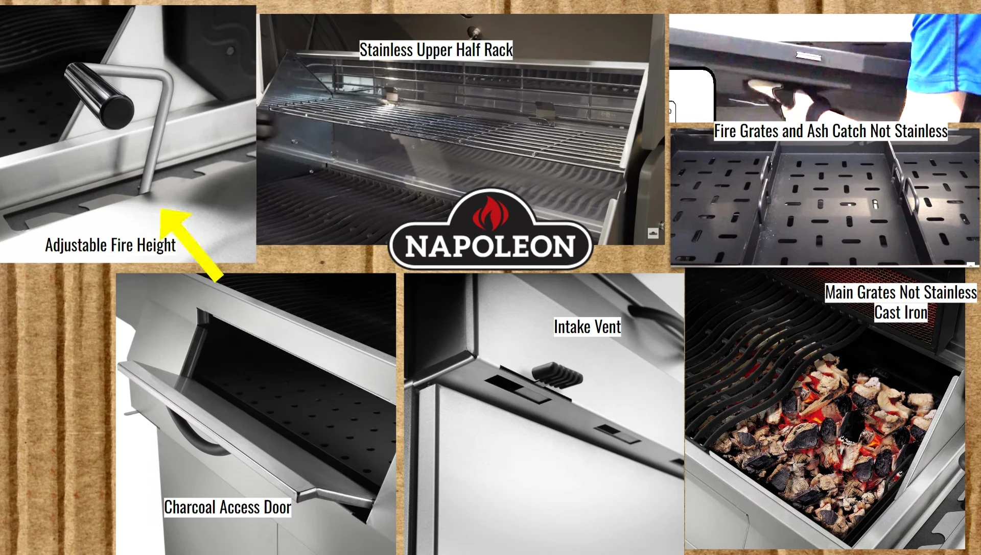 Napoleon Grill Charcoal Access Door