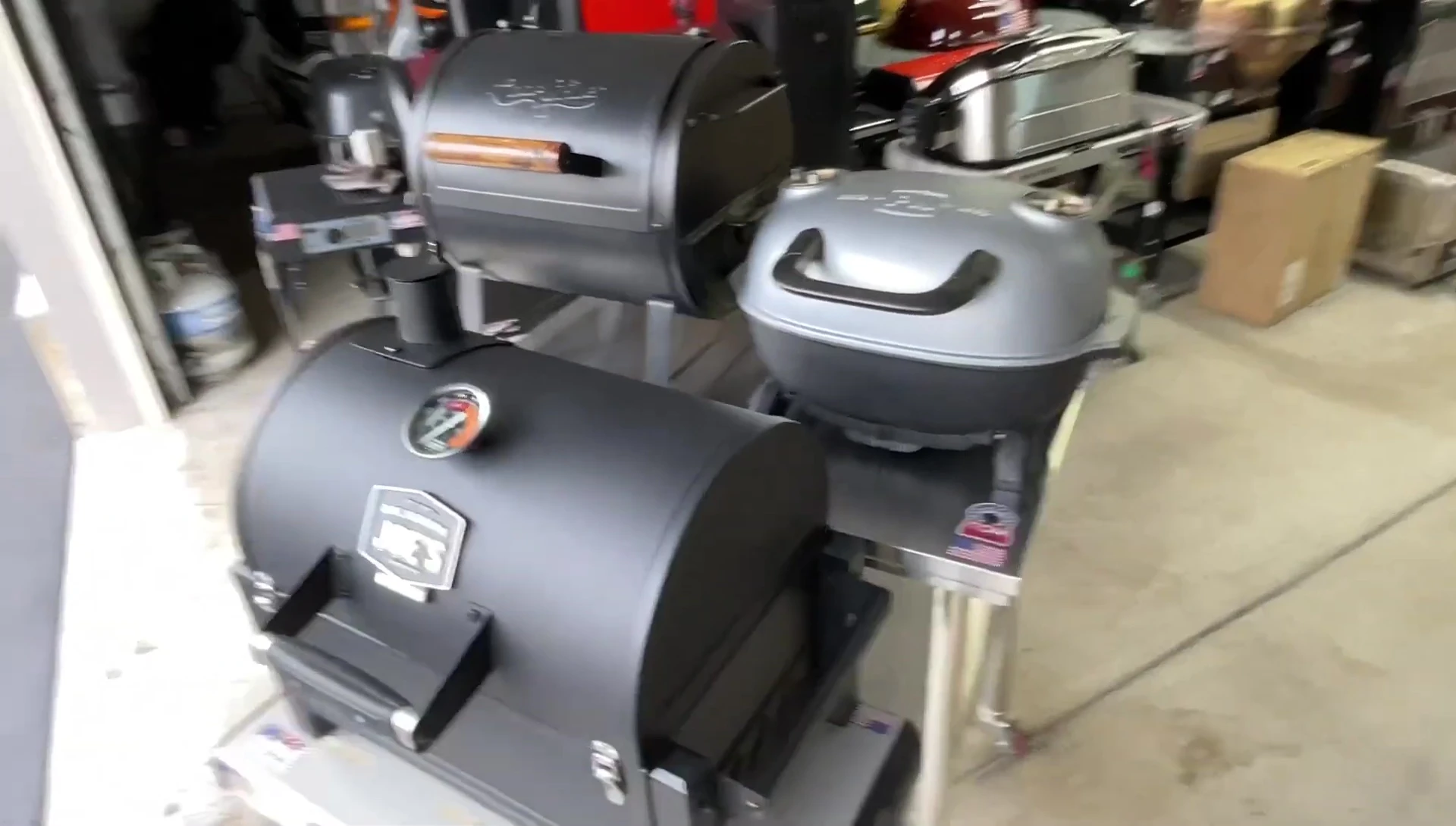 The reviewer explains the selection criteria for the grills.