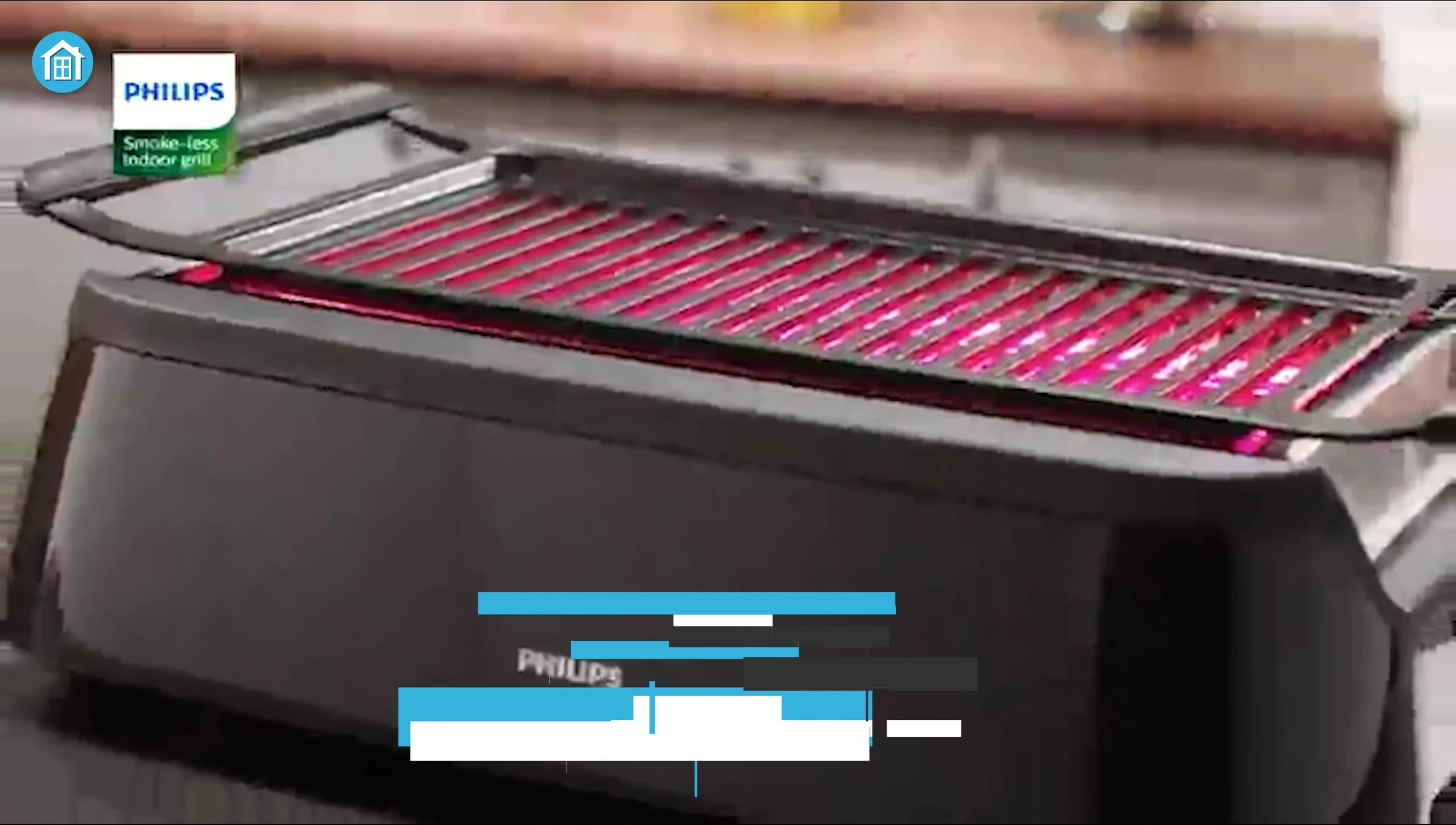 Philips HD6371-94 Smokeless Indoor Grill close-up