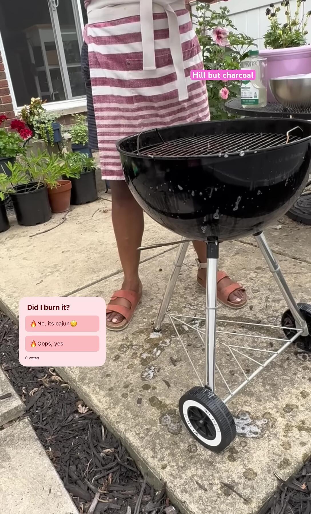 A bag of charcoal briquettes