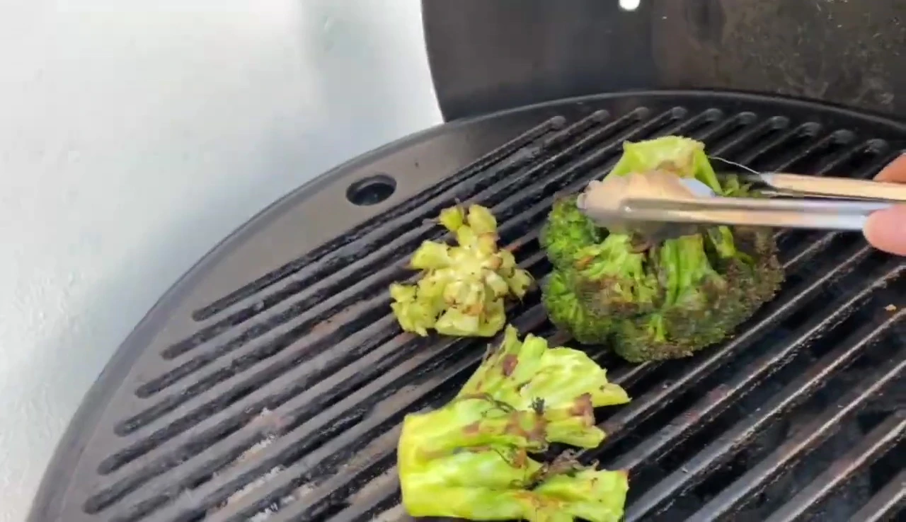 The person enjoying the grilling experience with the Fuego grill.