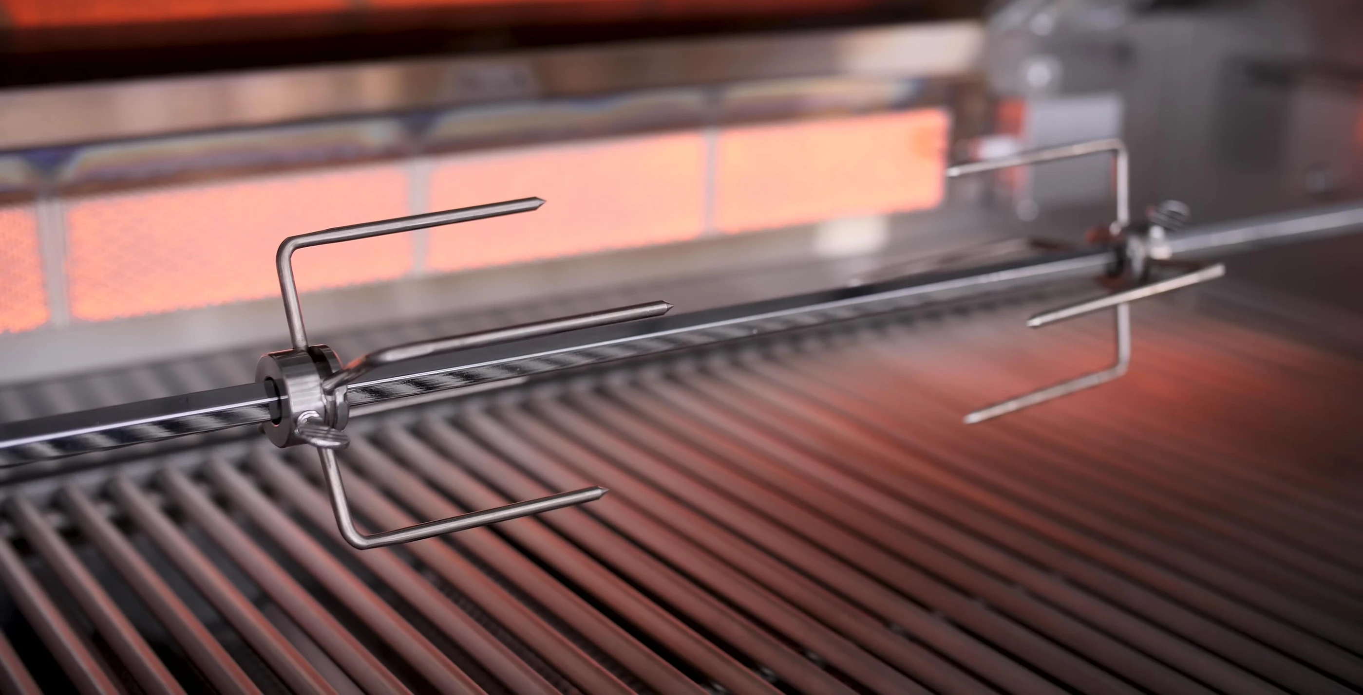 Optional rotisserie kit