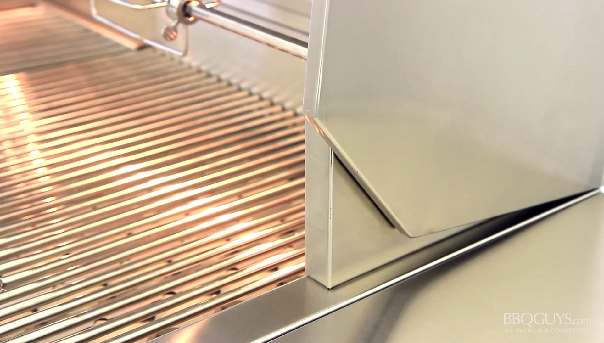 The hidden commercial-style rotisserie motor